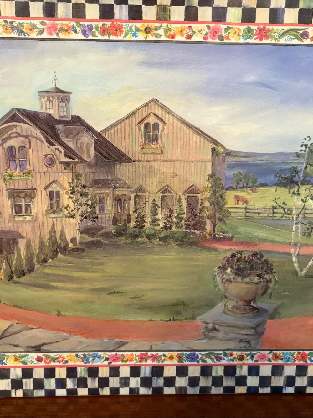 McKenzie Childs set of 4 rare placemats Maclachlan series